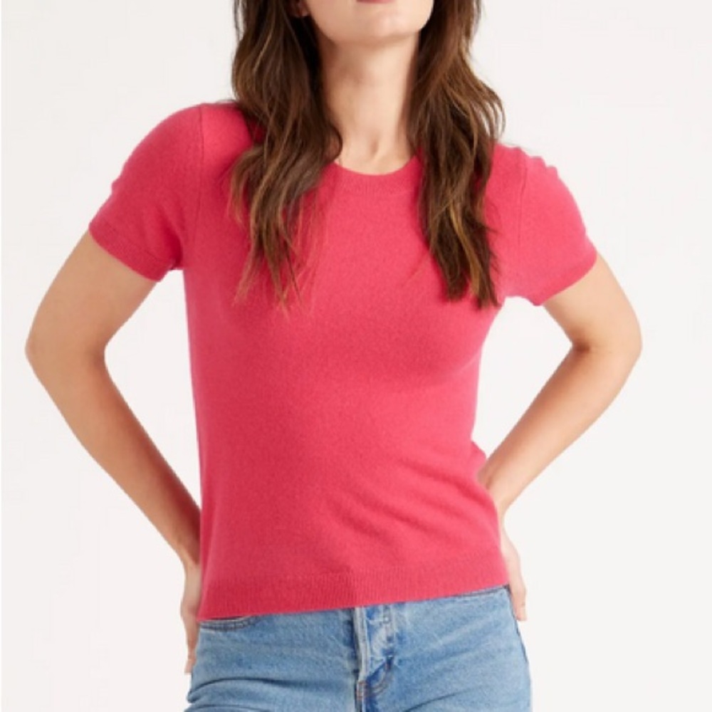 Quince Mongolian Cashmere Tee S